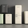SMO Refrigerators and Freezers Featuring Various Colors Classic Designs and Sizes for Home Use