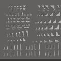 Diverse Gypsum Moldings with Different Styles Ornate Patterns and Decorative Designs for Interior Use