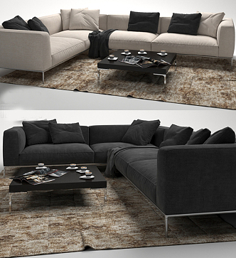 Corner sofa 3d model