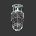 Red Industrial LPG Gas Cylinder With 15kg Net Weight And Logo