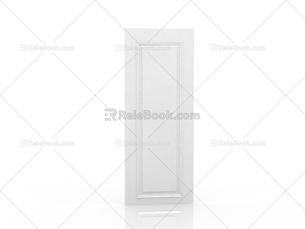 Jane ou door core door leaf 3d model