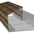 Modern gallery structure 3d model