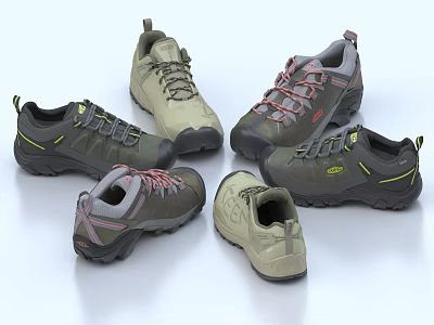 Hiking Shoes Wear-resistant Shoes Outdoor Shoes Waterproof Shoes Hiking Shoes sneaker 3d model
