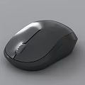 Black Wireless Computer Mouse With Sleek Ergonomic Design And Optical Sensor