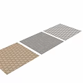 Geometric Tile Components With Varied Color Patterns For Wall And Floor Design 3d model