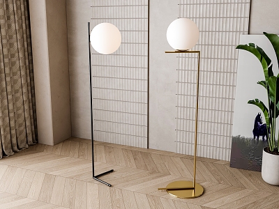 Floor lamp combination model