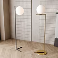 Floor lamp combination 3d model