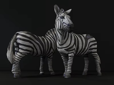 Modern Zebra 3d model