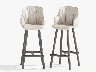 Modern Bar Chair Single Chair High Stool Bar Stool 3d model