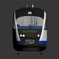 modern train bullet train bullet train 3d model