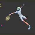 Daily Living Items With White Sportswear Cap Blue Tennis Racket Yellow Ball For Playing Tennis