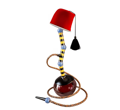Modern hookah ornaments 3d model