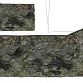 Natural Stone and Wood Materials with Rustic Textures in Landscape Design