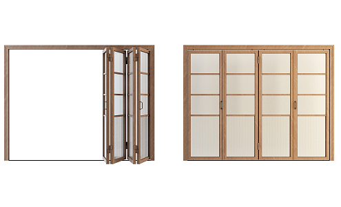 Folding door 3d model