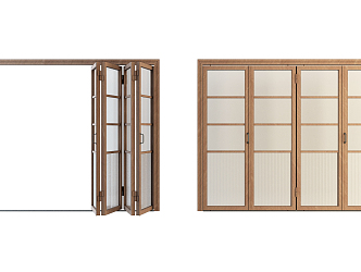 Folding door 3d model