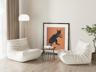 Modern Lazy Sofa 3d model