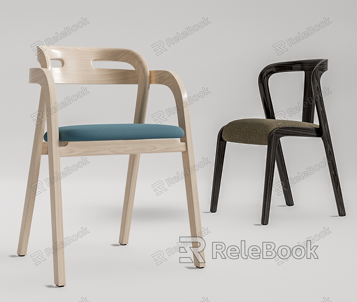 Modern Dining Chair Single Chair Dining Chair model