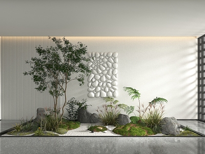 Landscape Indoor Plants 3d model