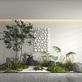 Landscape Indoor Plants 3d model