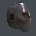 Modern Metallic Helmet Design With Mesh Panels Circular Vent And Dual View