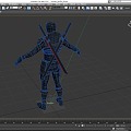 Science Fiction Ninja Science Fiction Warrior Future Warrior Science Fiction Man Ninja Low Face Number Low Model Simple Model Game Sub-era Movie and TV Level Super Realistic High Precision 3d model