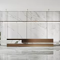 Modern Front Desk 3d model