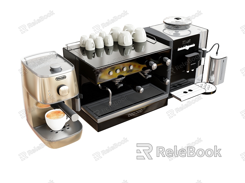 Coffee machine semi-automatic coffee milk machine model