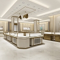 Modern Jewelry Store 3d model