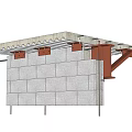 Building Process Chart Steel Structure Reinforced Floor Slab Process Chart 3d model