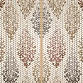 Decorative Room Divider With Intricate Pattern In Neutral Brown Gray Tones 3d model