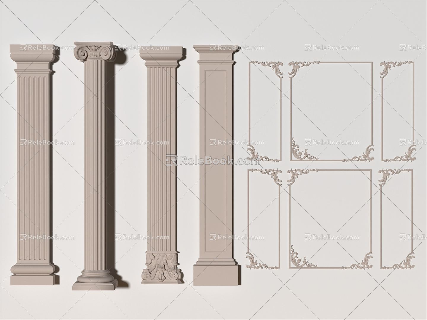 Jane's Roman Column 3d model