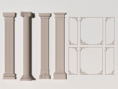 Jane's Roman Column 3d model