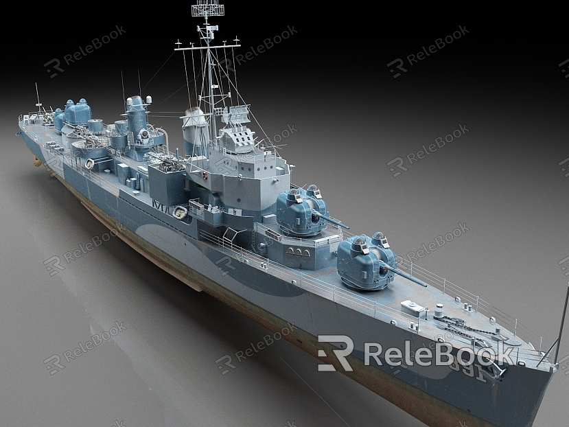 United States Navy Warship Frigate Destroyer Warship model