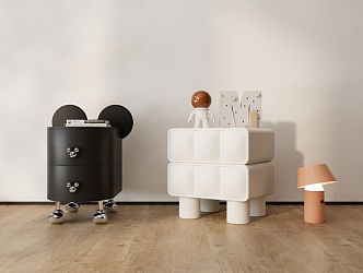 Mickey Mouse Bedside Cabinet 3d model