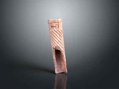 Wooden Household Item With Striped Pattern And Practical Design For Daily Home Use 3d model