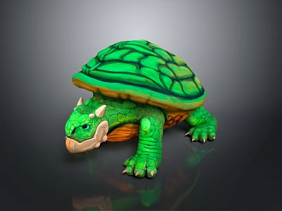 turtle animal crawling natural ecological reptile cold-blooded animal reptile 3d model
