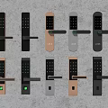 Smart Door Locks With Various Styles Colors And Digital Keypad Handle Designs