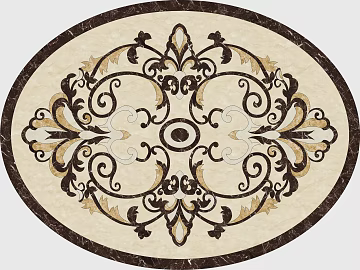 Marble mosaic black and white pattern stone texture (ID:ffaag78669)