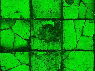 Fluorescent green old cement brick ground texture (ID:ffaeh985686)