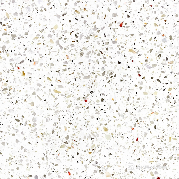 terrazzo artificial stone table top granular white texture