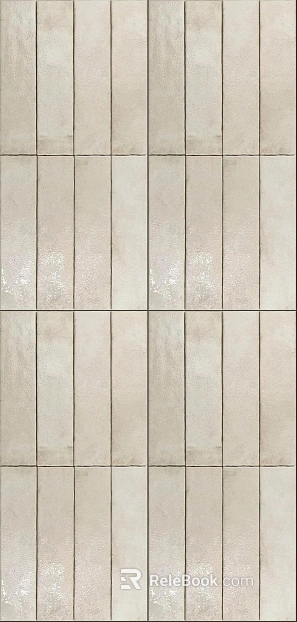 White long handmade brick texture