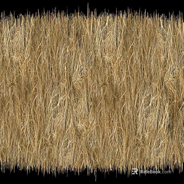 Light yellow thatched roof decoration texture
