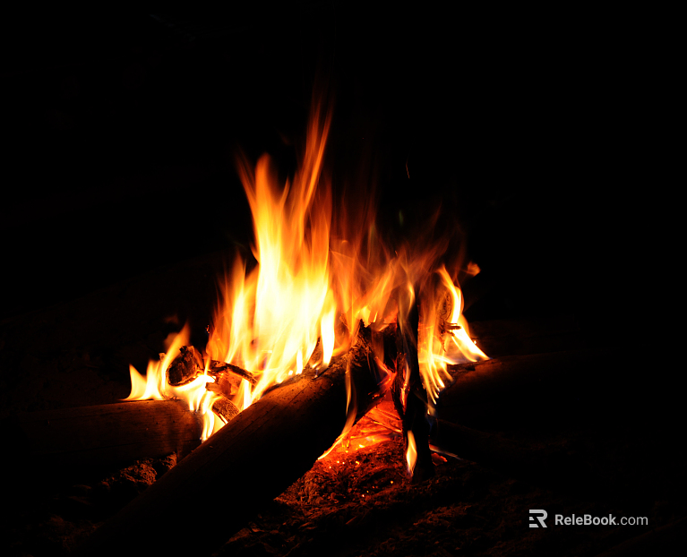 Flame texture texture