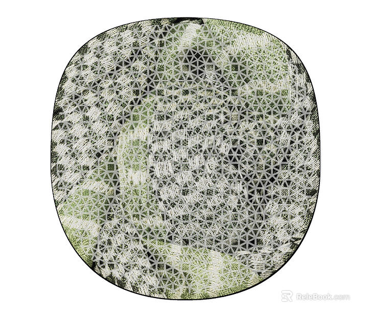 Round carpet texture