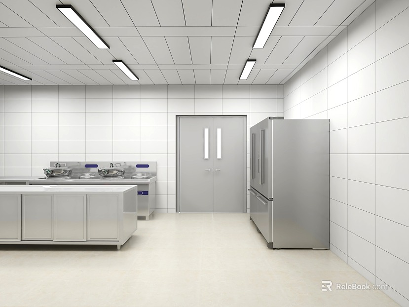 Modern Style White Plain Tile Kitchen Wall Tile texture