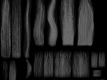 Gray hair brush material texture (ID:ffaeh673726)