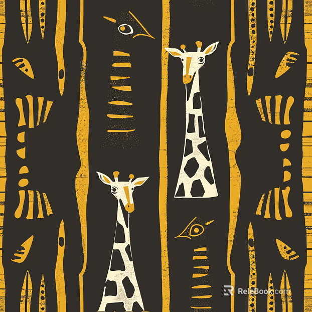Pattern Wall Cloth Pattern Wallpaper Cartoon Wallpaper Cartoon Wall Cloth Wallpaper Wallpaper Giraffe texture