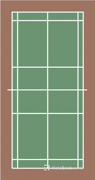 Badminton court texture
