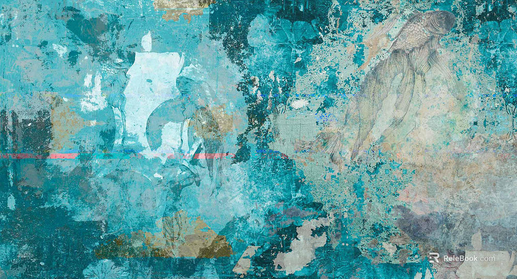 Blue Plant Wallpaper texture