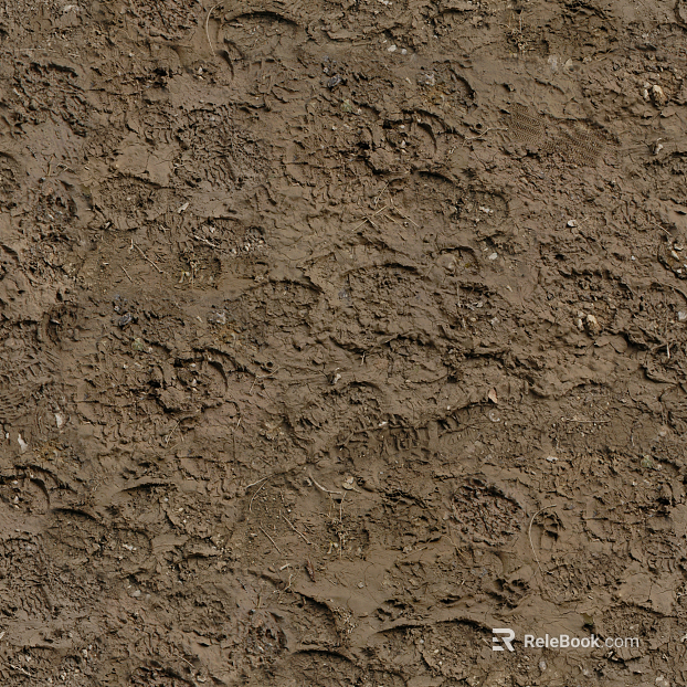 Mud ground texture